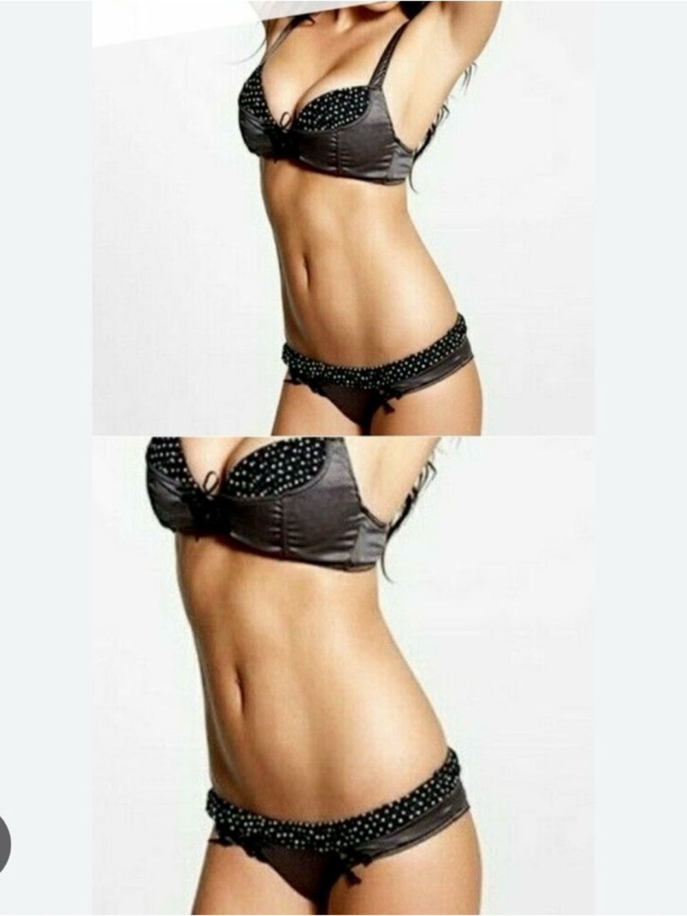 Beach bunny rare heartless bikini bottom only size S